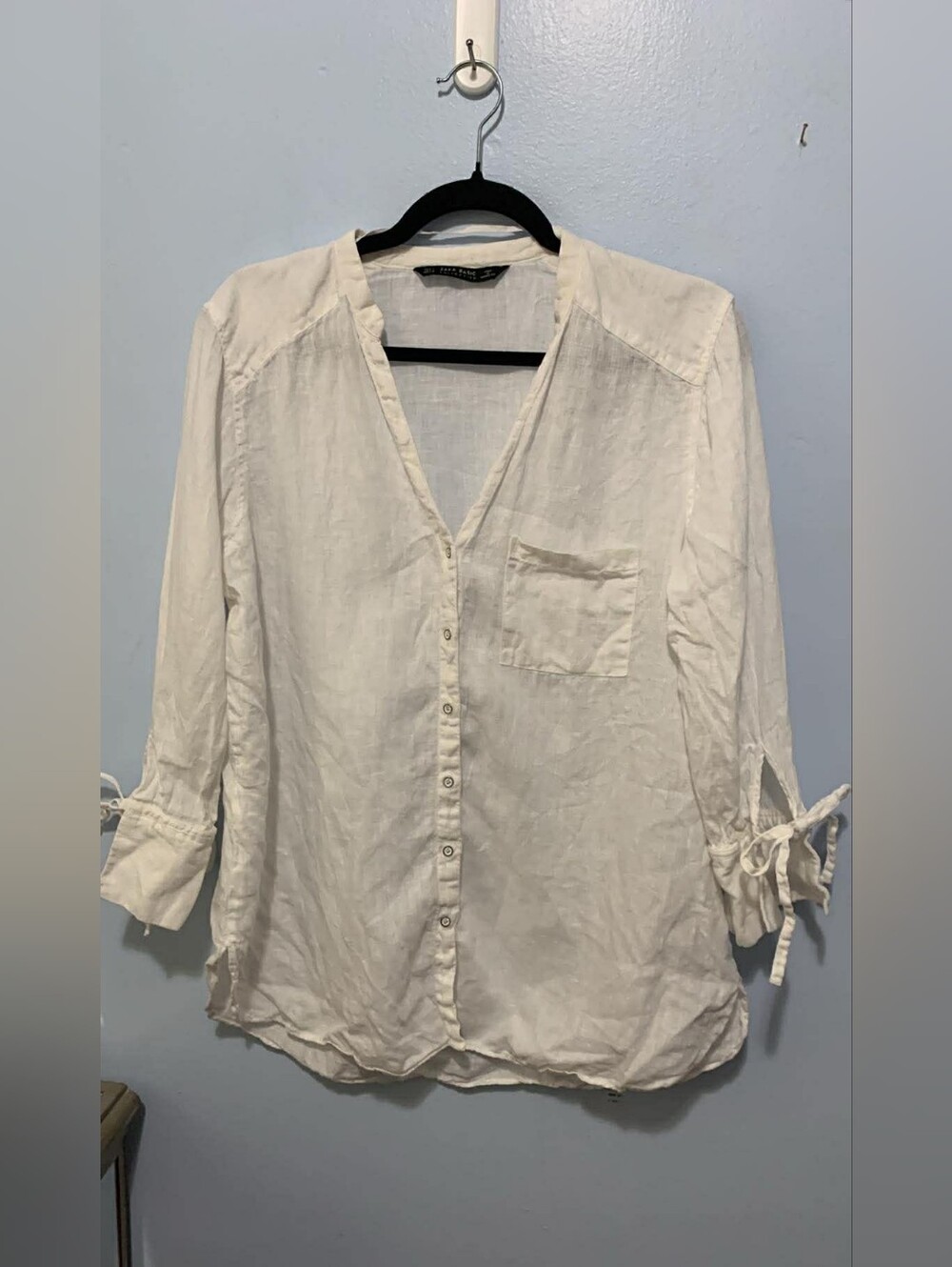 Zara Linen Button Down